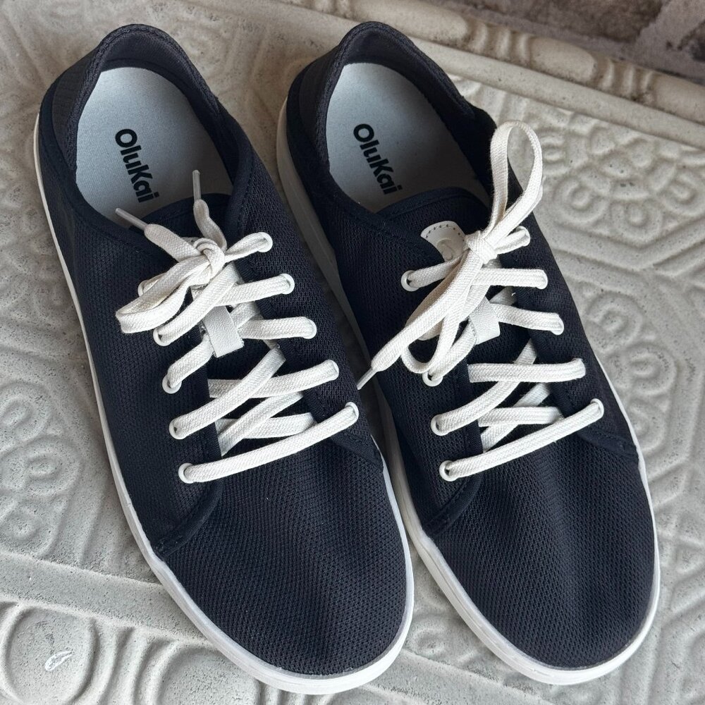 BRAND NEW! OLUKAI Pehuea Li Lightweight Casual Sneakers Women's Size 9.5M, Black